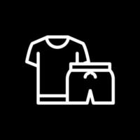 diseño de icono de vector de ropa de ejercicio