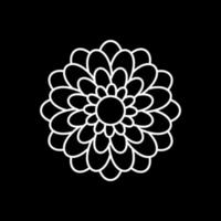 Chrysanthemum Vector Icon Design