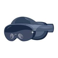 Trendy VR Headset vector