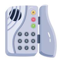 Trendy Alarm Keypad vector