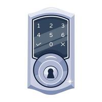 Trendy Touch Lock vector