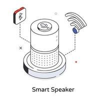 Trendy Smart Speaker vector