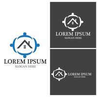 House Logo Home Real Estate Business  Home  building vector