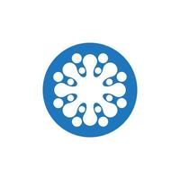 Molecule vector illustration design