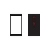 mano teléfono icono modelo vector