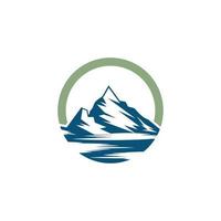 Mountain icon Logo vector