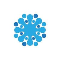 Molecule vector illustration design