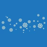 Snowflakes Style Design illustration vector