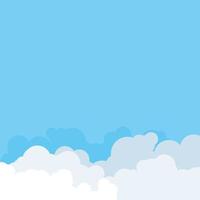 Cloud template vector