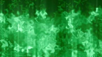 grön Vinka glöd turbulens förflyttning animering video