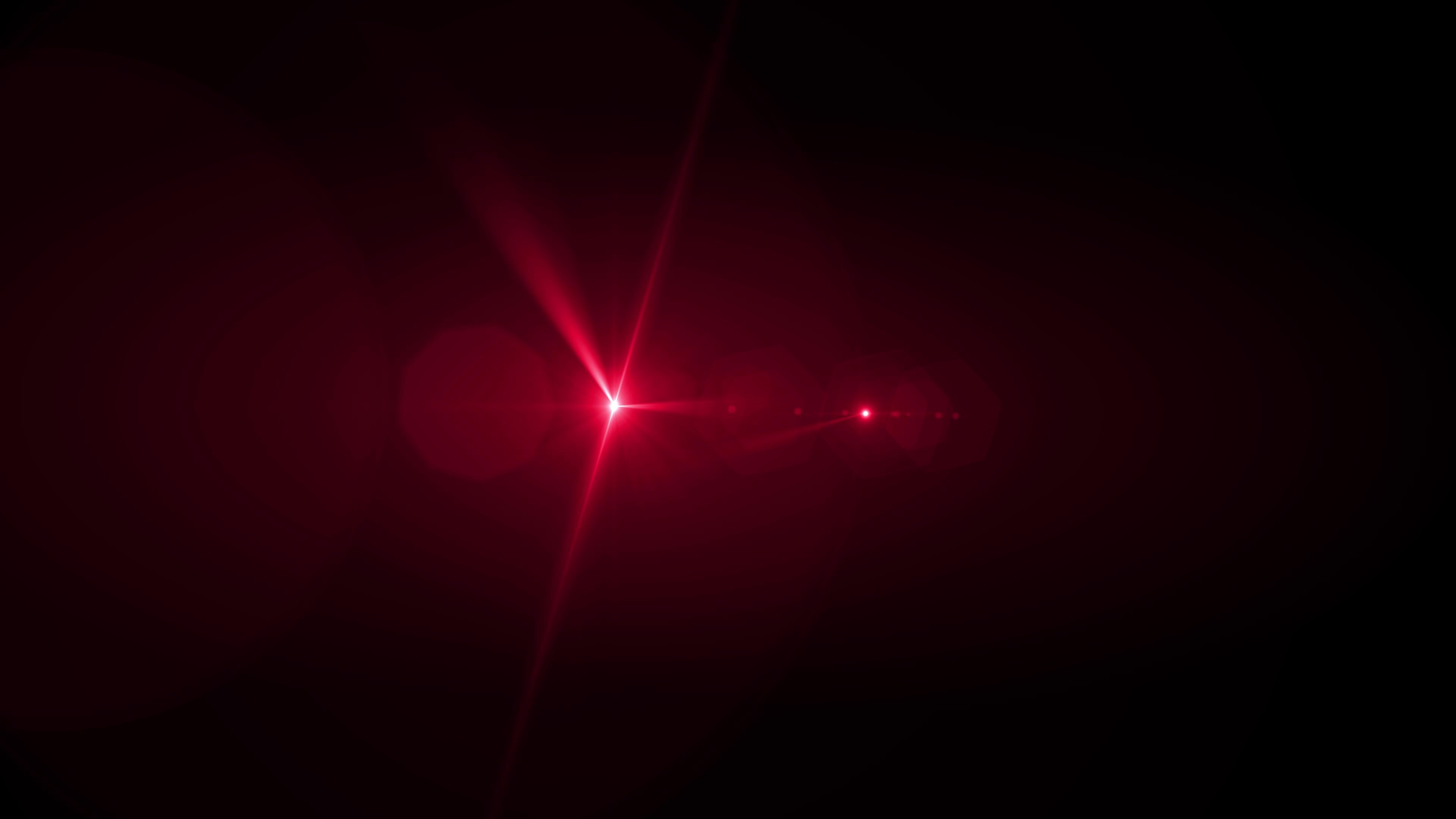 Lens flare red bright glow, sun light lens flares art animation