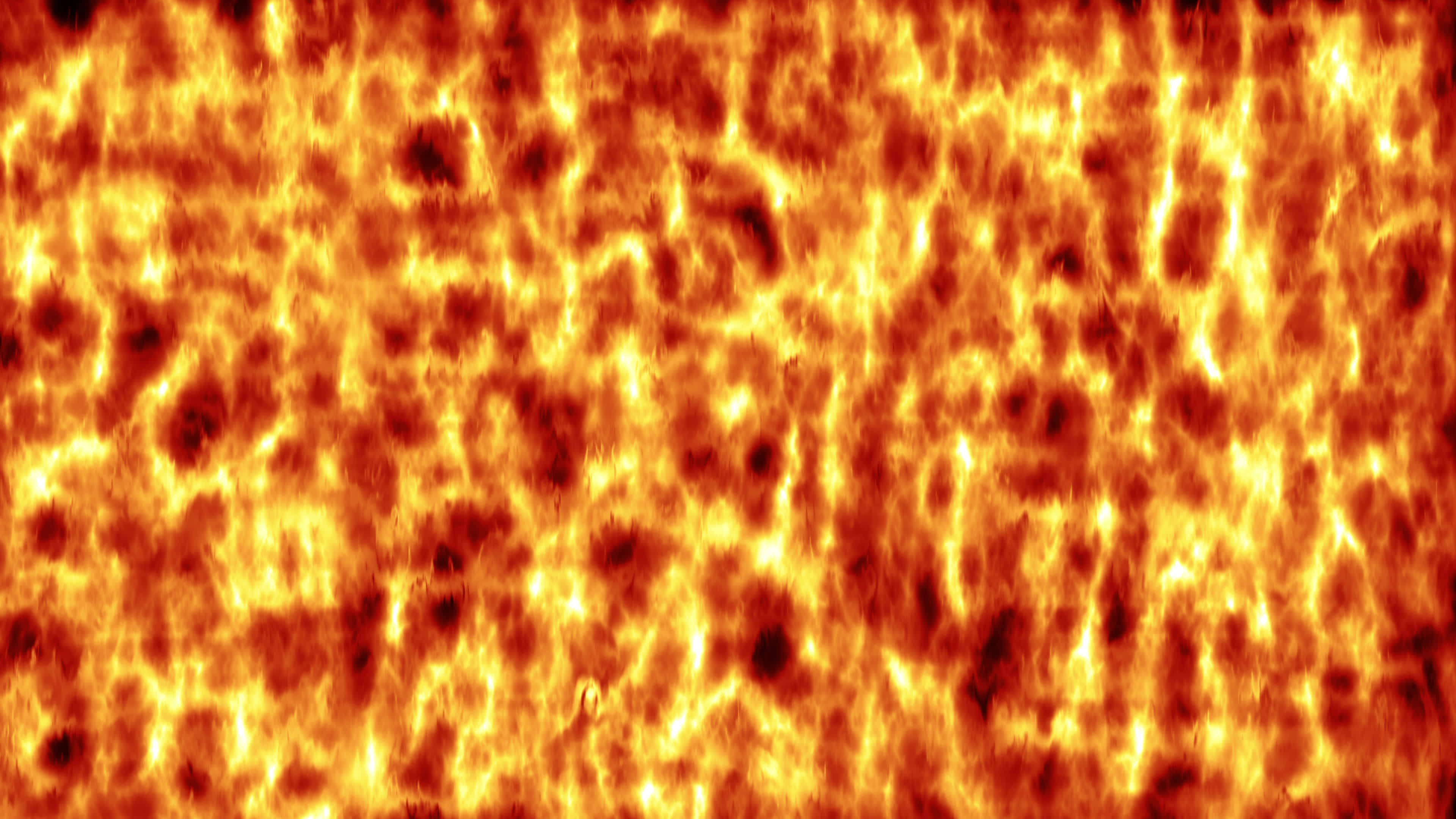 Inferno fire wall loop isolated, hell fire burning up, intense fuel