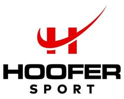 H letter monogram sport logo design. vector