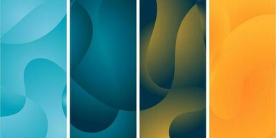 abstract fluid background gradient colorful vector