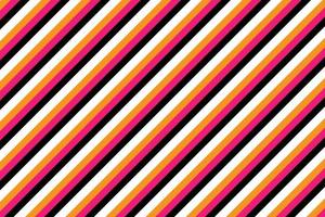 yellow pink and black diagonal stripe straight lines pattern. vector