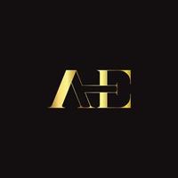 Vector letter AE logo icon design template element