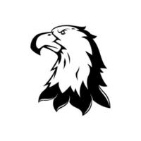águila cabeza símbolo ilustración diseño vector