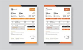 Professional Corporate Invoice Template, Modern Corporate Payment Form, Formal Invoice for Corporate Clients, Clean and Simple Corporate Payment Form, Corporate Invoice with Stylish Branding vector