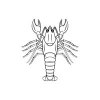 Lobster Animal Symbol Illustration Design vector