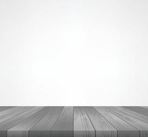 Wood floor pattern and texture for background. Perspective view of wooden floor on white background with area for copy space. Wooden terrace or deck pattern and texture. Vector. vector