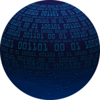 Modern Technology World Map Globe Crop-out png