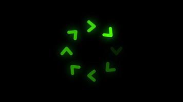 Loading circle animation on black transparent background with alpha channel, Element Animation for Web Interface or Application Interface and More, Searching, Updating, and Buffering Circle icon. video