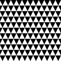 Seamless triangle pattern background with black and white color. vector