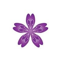 Flower vector icon design