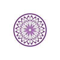 Flower vector icon design