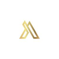 A golden  Logo d1 Logo concept, branding, creative simple icon vector