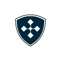 proteger real logo genial familia cresta símbolo poder icono diseño, gráfico, minimalista.logo vector