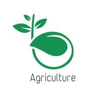 Agriculture Logo concept, branding, creative simple icon vector