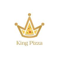 Rey Pizza a1 marca, símbolo, diseño, gráfico, minimalista.logo vector