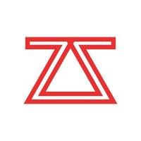 Triangle view, icon for chemistry and magicians, catchy, red bottle symbol vector