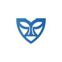 máscara logo símbolo para jugadores máscara símbolo diseño, gráfico, minimalista.logo vector