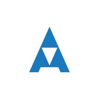 A triangle  Logo a1 Logo concept, branding, creative simple icon vector