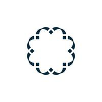 motif logo simple angular logo can be used for textilemodern corporate, abstract letter logo vector