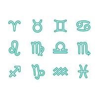 zodíaco icono4 marca, símbolo, diseño, gráfico, minimalista.logo vector