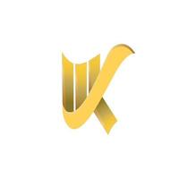 k oro marca, símbolo, diseño, gráfico, minimalista.logo vector