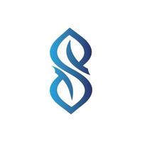 s logo catchy s simple icon vector
