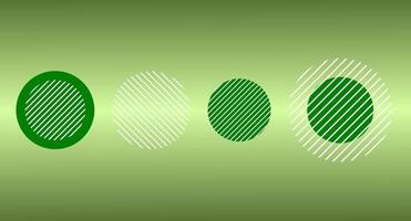 green circle graphic element for website and graphic design, vector illustration abstract object geometry