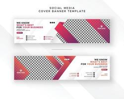 Modern business display exhibition advertisement showcase social media cover banner web ad post design vector