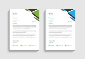 Business letterhead template design vector