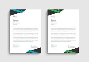 Minimal letterhead template vector