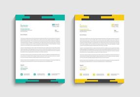 Business letterhead design vector