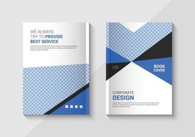 Corporate business book cover design template vector