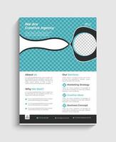 Free creative business flyer or poster design template vector