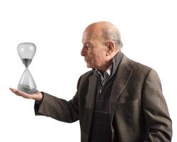 Elderly and the passage of time photo