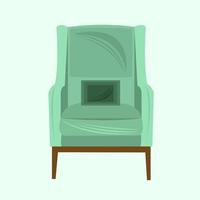 Cozy interior sofa vector illustration for graphic design and decorative element