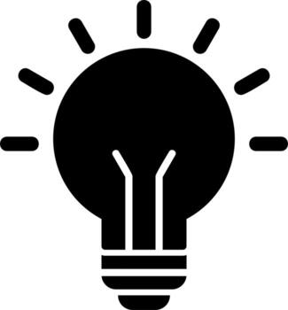 icono de vector de idea